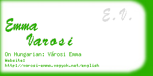 emma varosi business card